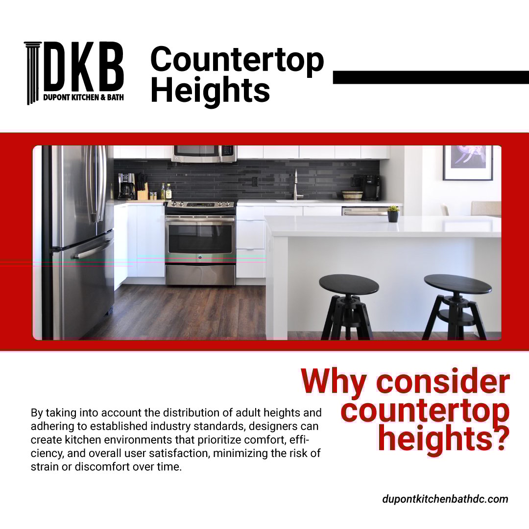 why consider countertop heights