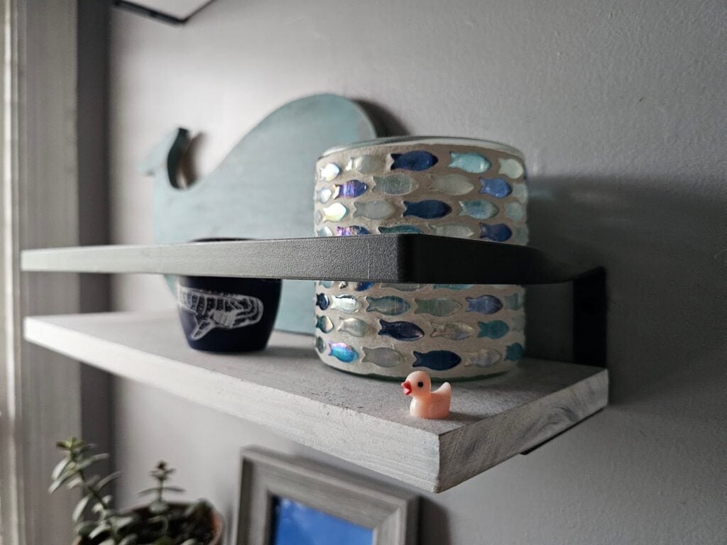 The overall design motif for this particular bathroom