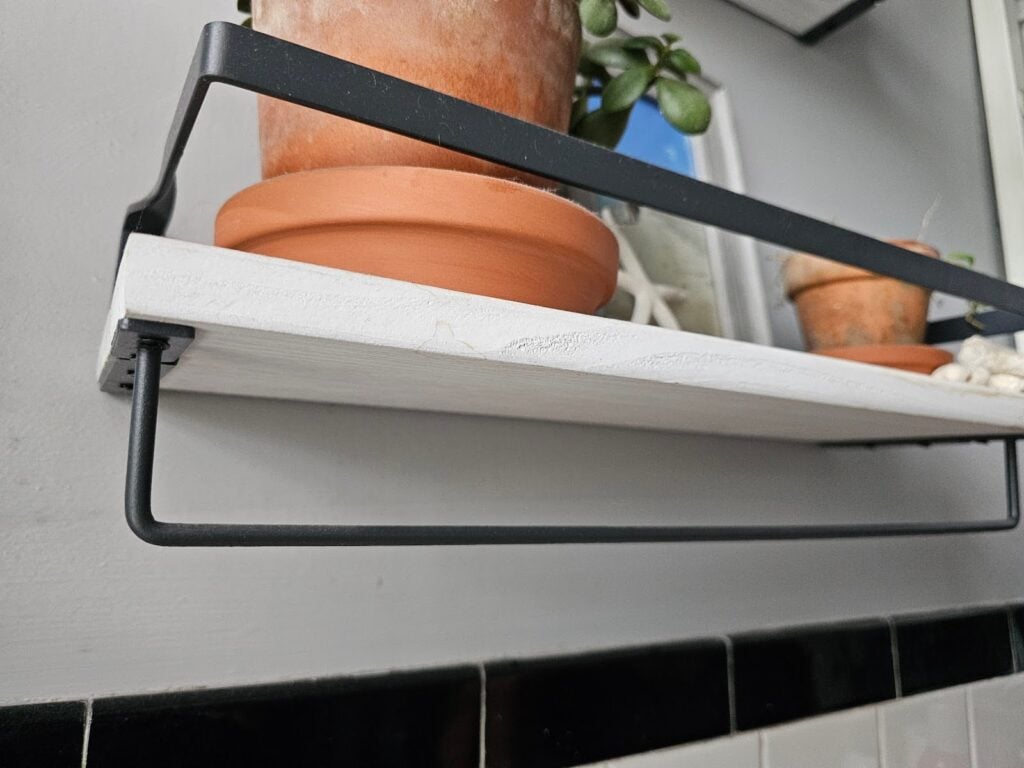 the bottom shelf