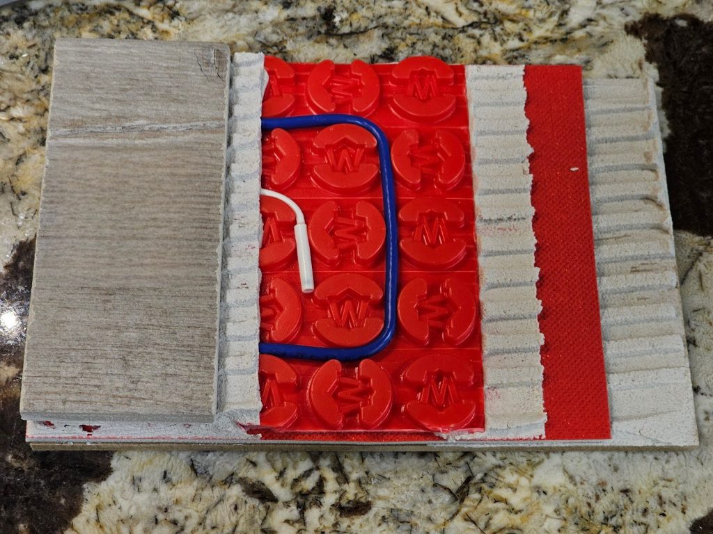 Energy-efficient electrically heated flooring system