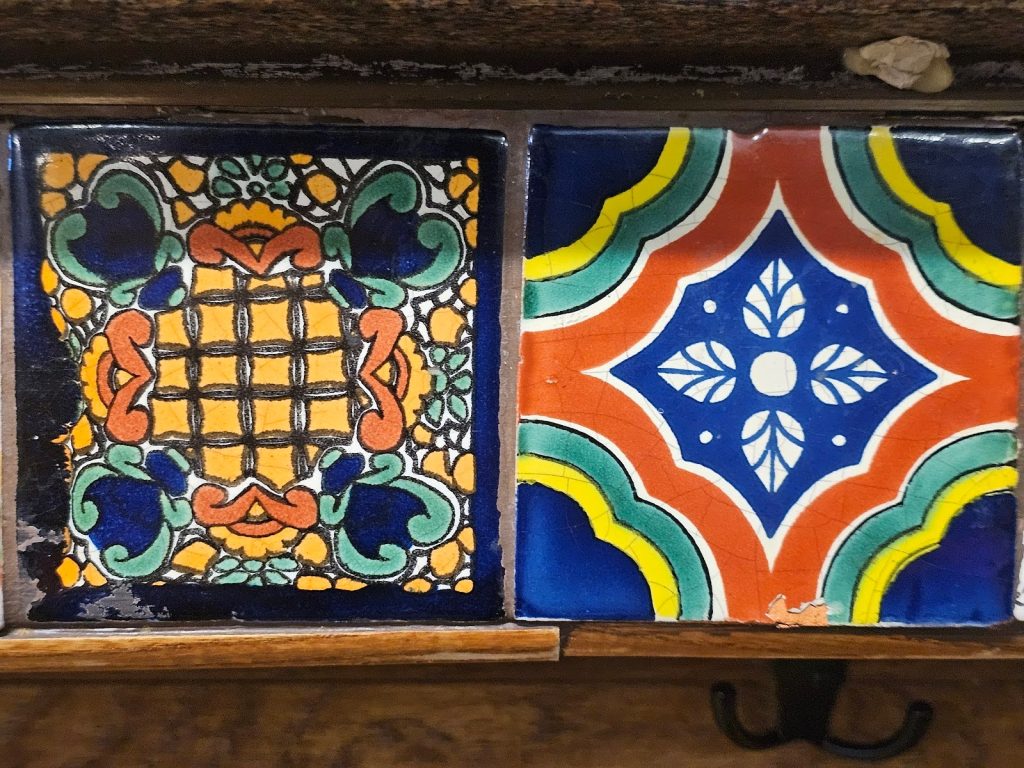 Handcrafted colorful square tiles in Washington DC homes