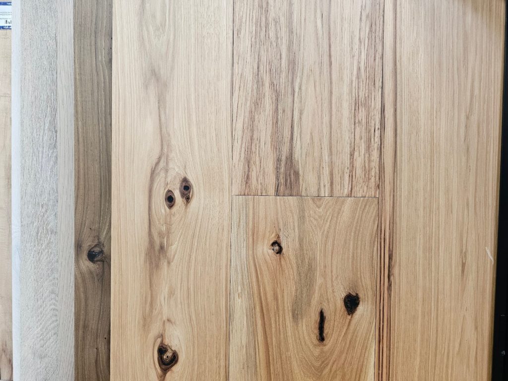Wood flooring alternative with authentic grain pattern