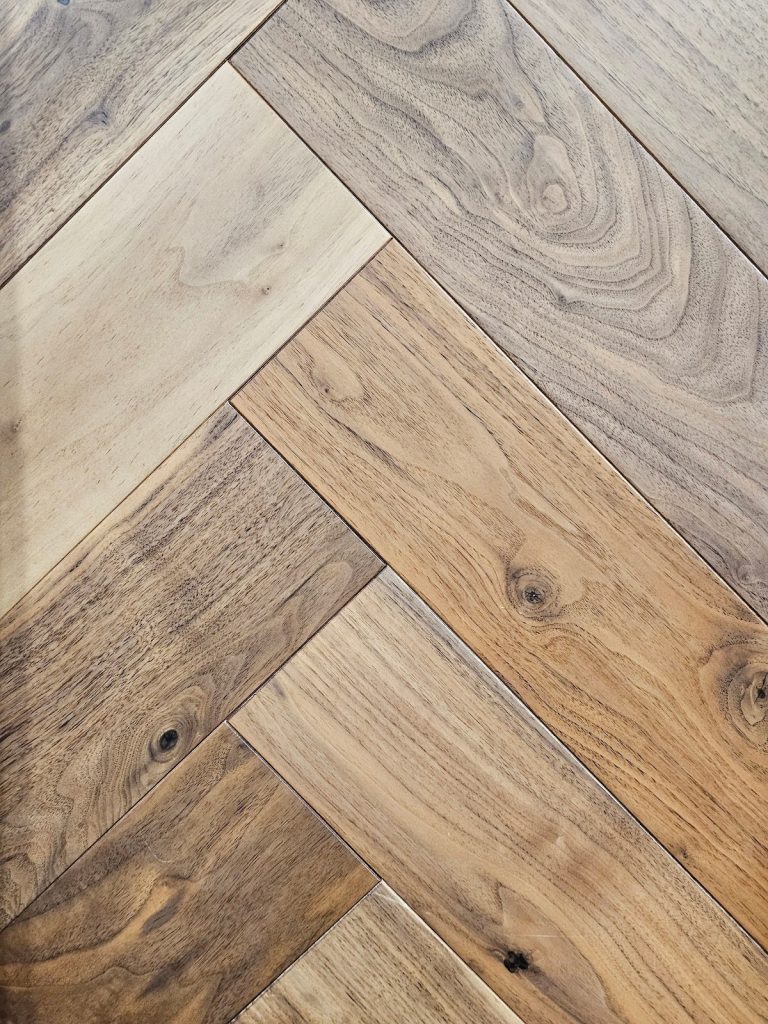 Fake wood flooring that looks real in modern living room