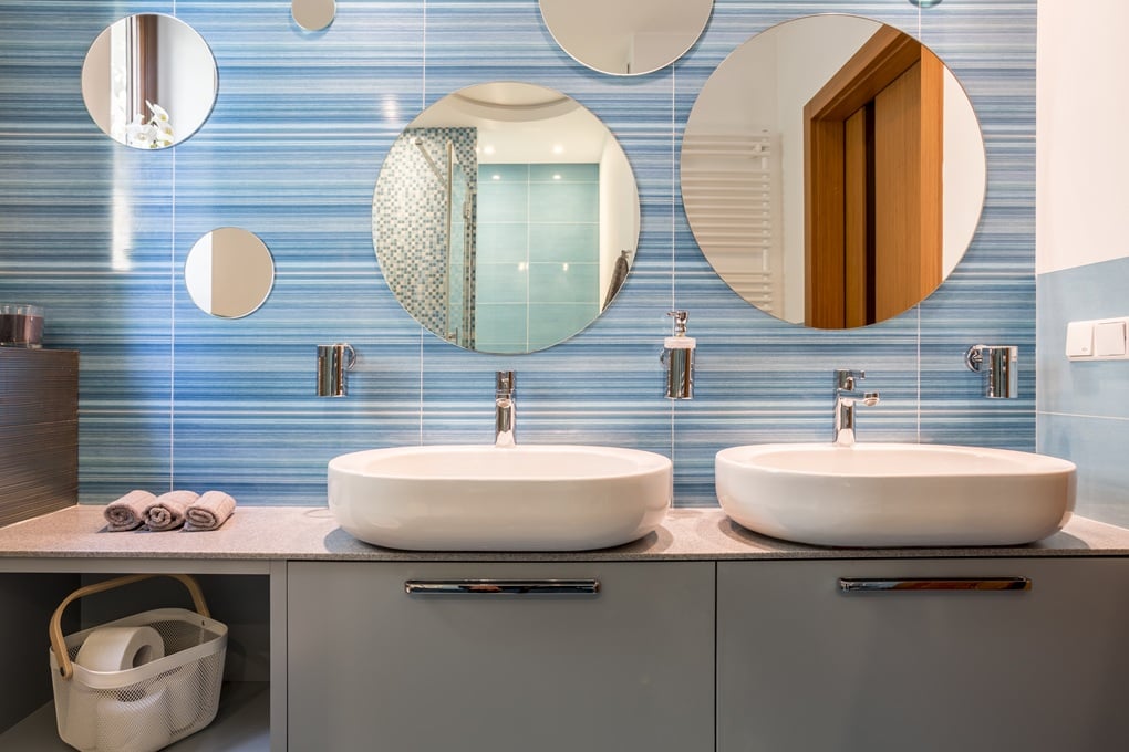 Modern bathroom remodel in Washington DC showcasing 2025 - Top Bathroom Design Trends