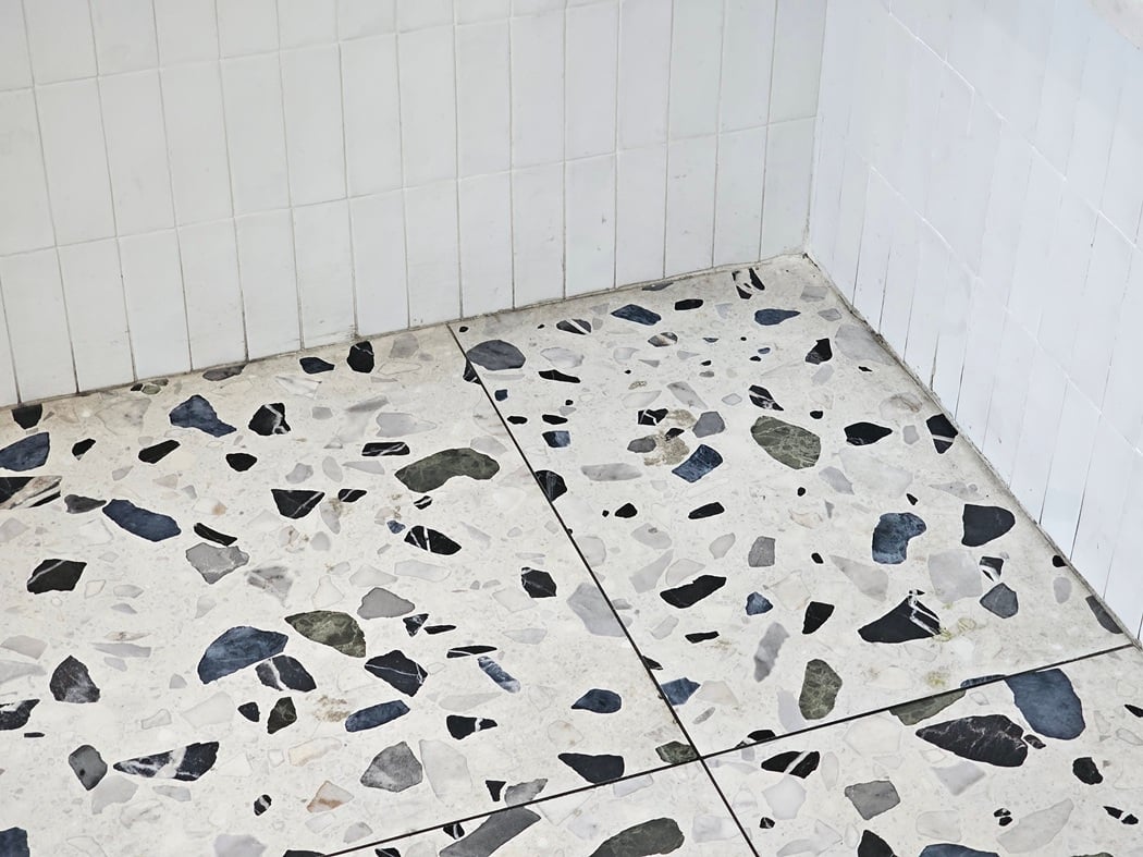 Ceramic Tile Made to Look Like Terrazzo