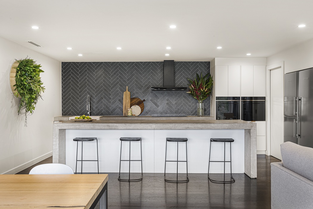Classic Kitchen renovation project showing cabinet upgrades and countertop replacement