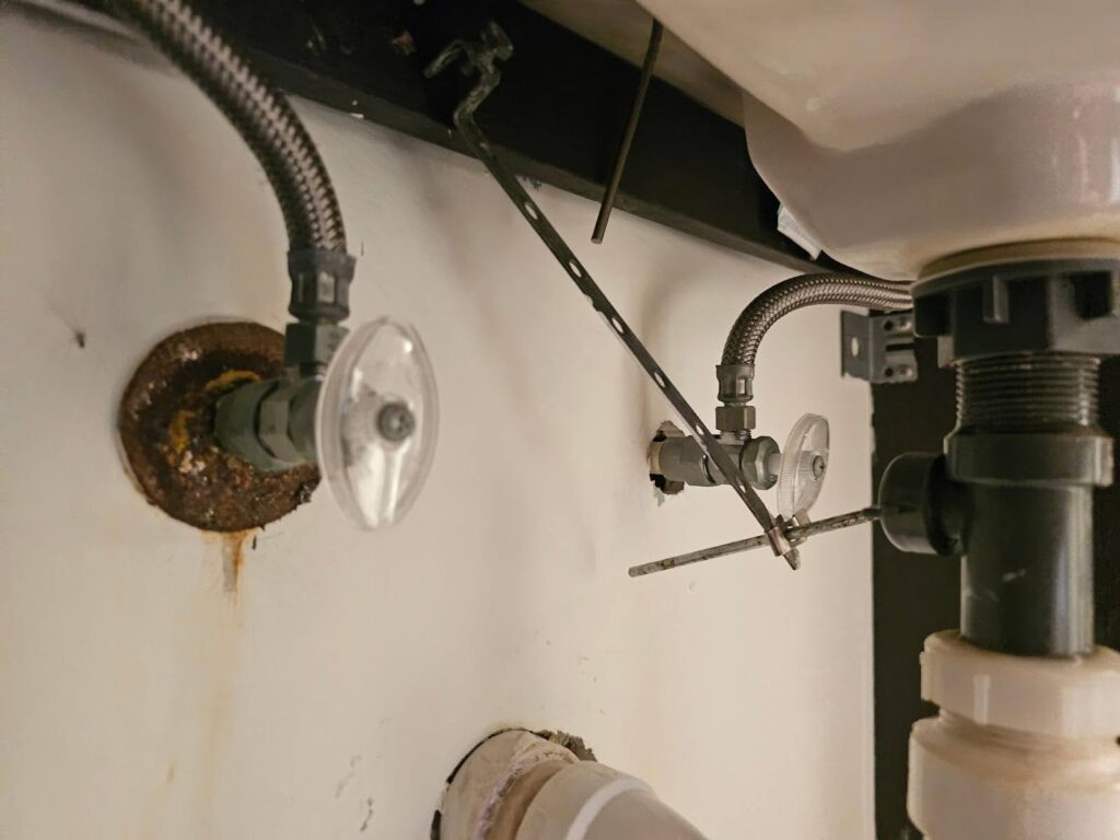 bathroom punchlist after home flip with plumbing and finishing details check