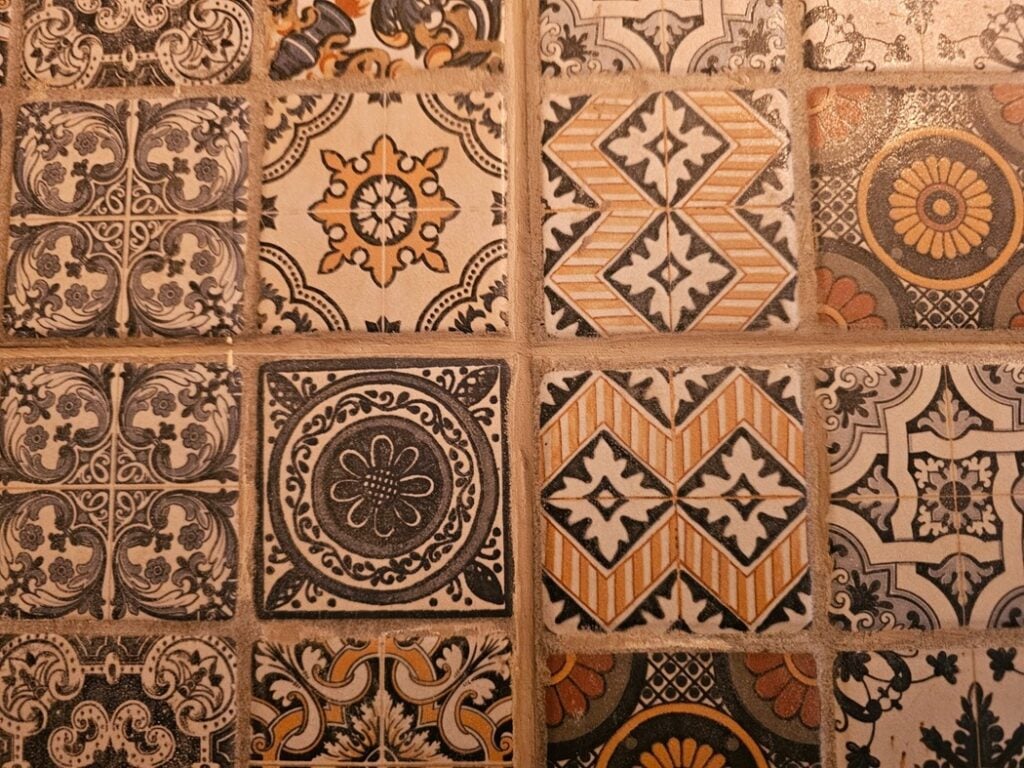 Colorful varieties of Talavera tiles