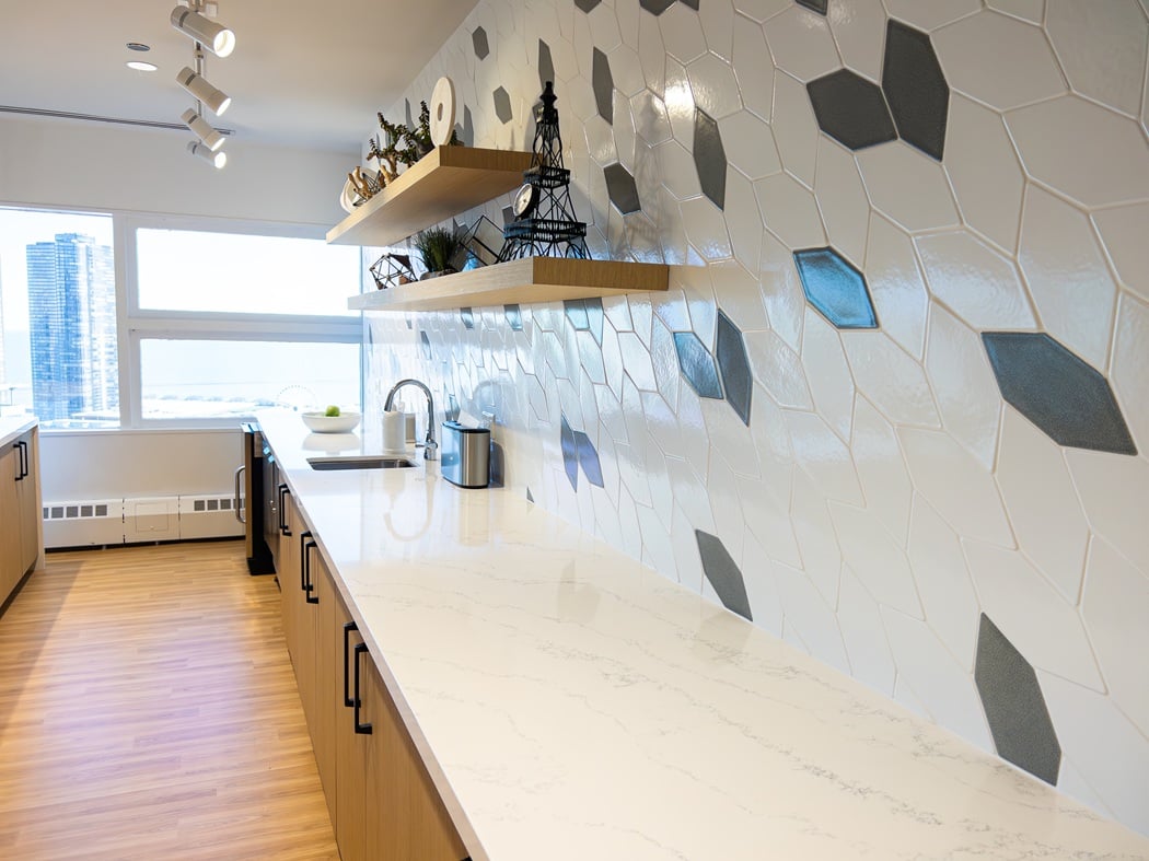 Beautiful kitchen renovation featuring energy-efficient appliances and custom storage solutions