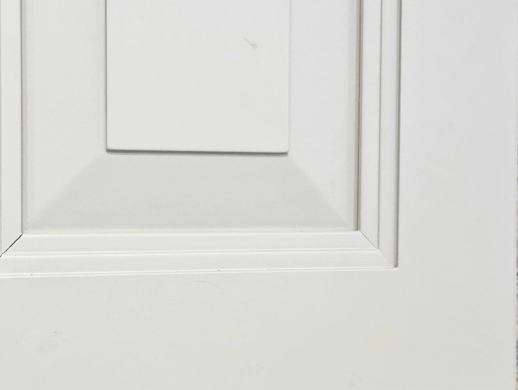 Finished kitchen with Ogee edge Shaker cabinets
